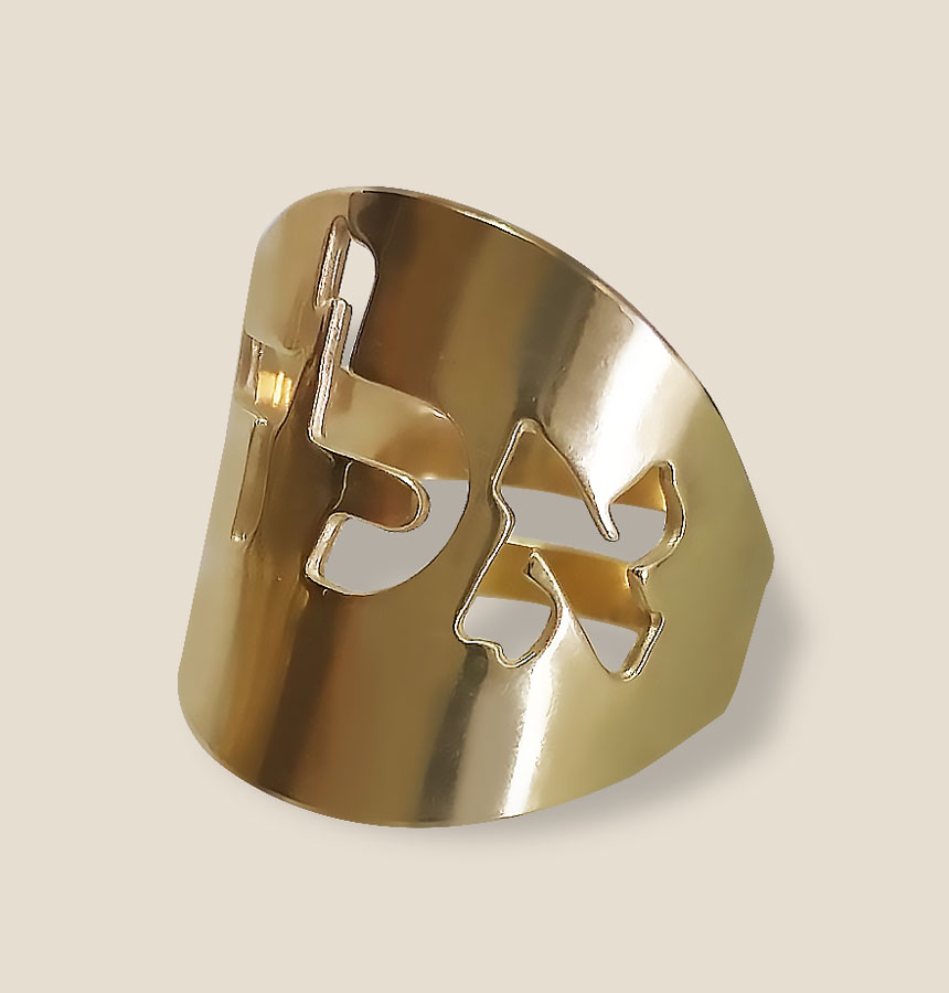 Hebrew Word Ring for Protection from the Evil Eye, Names of God