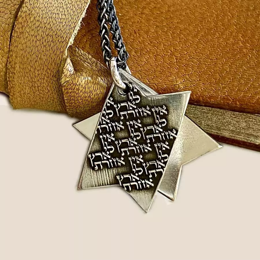 Star of David Silver Silver Pendant Necklace I I have no other land.