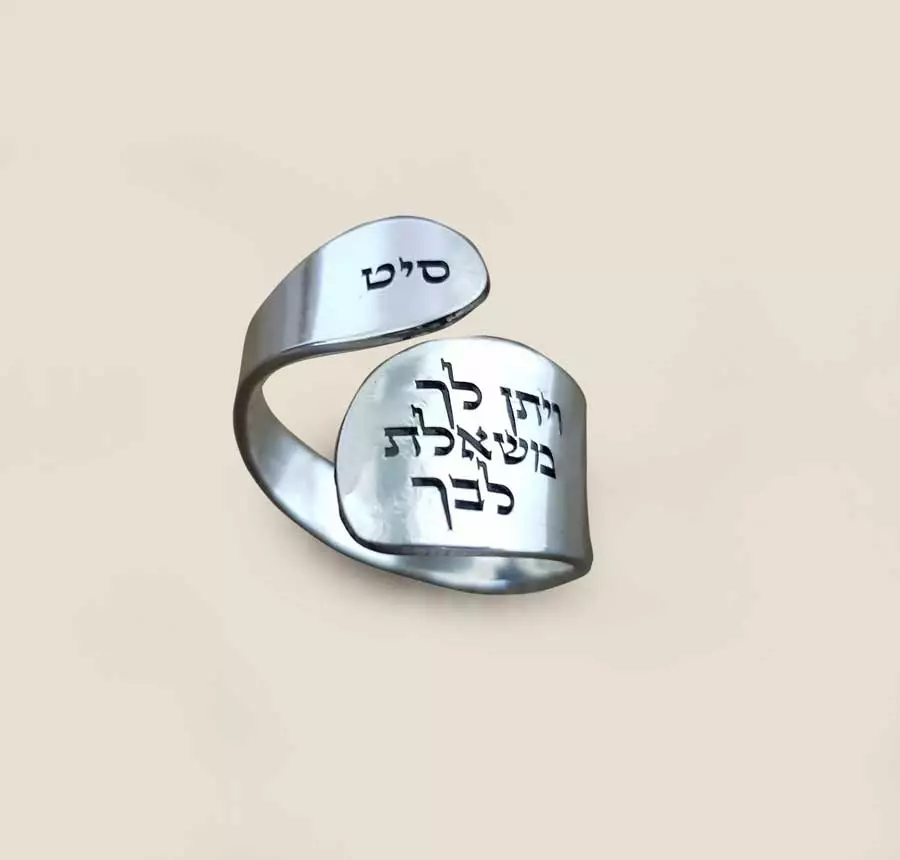 And he will give you the desires of your heart, Names of God Kabbalah Ring